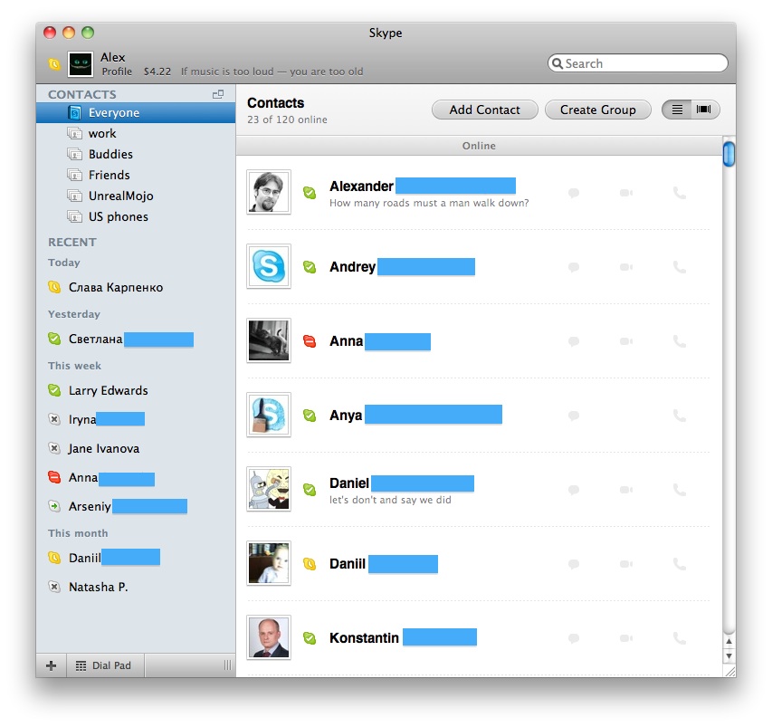 skype for mac 2010